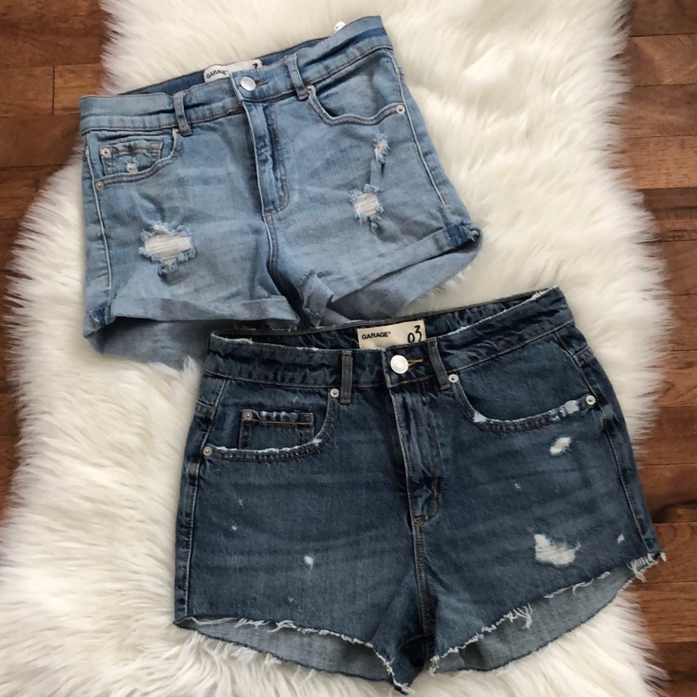 Garage size 3 Jean shorts